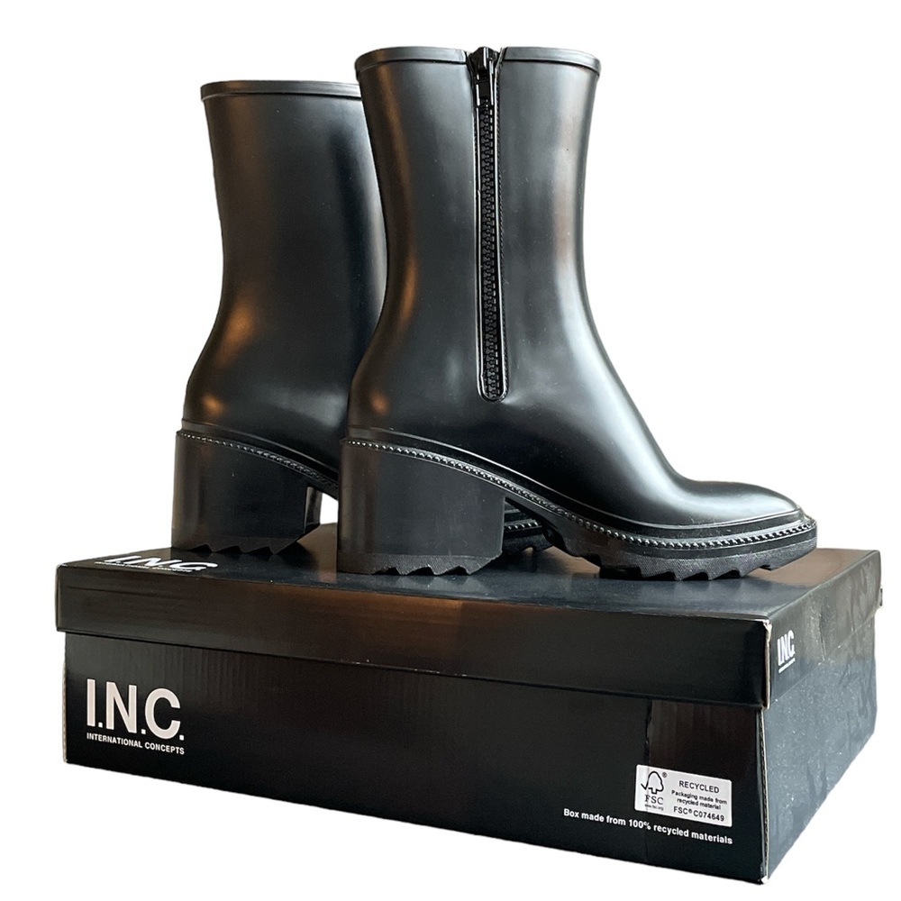 I.N.C Everett Rain Boots Size:10M